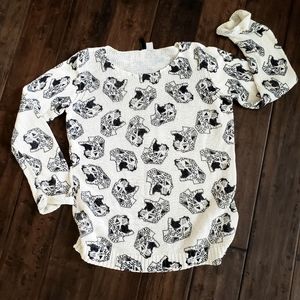 Vintage oversized geometric wild cat, cheetah,  panther, leopard knit sweater